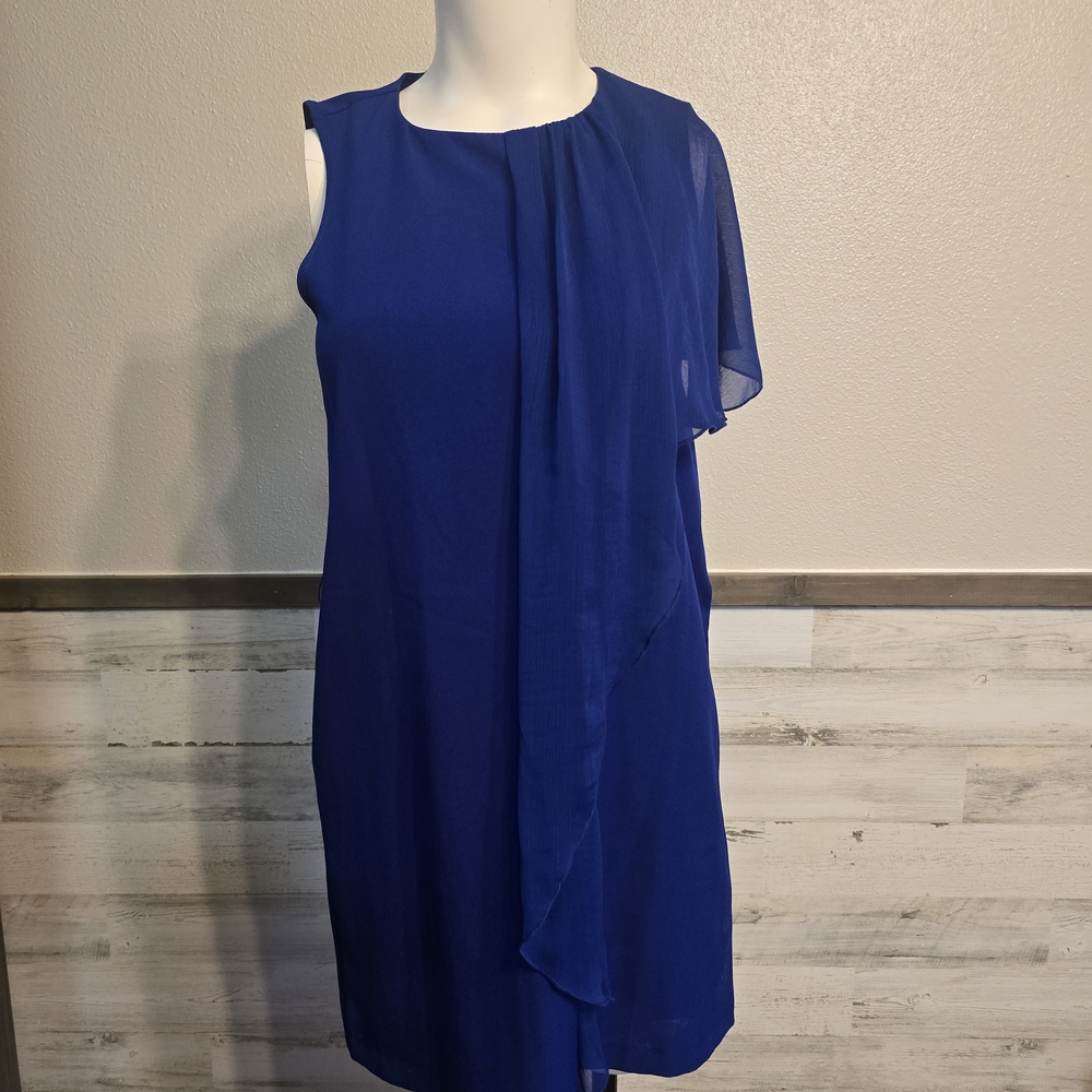 Zara Blue Sheath Cocktail Dress